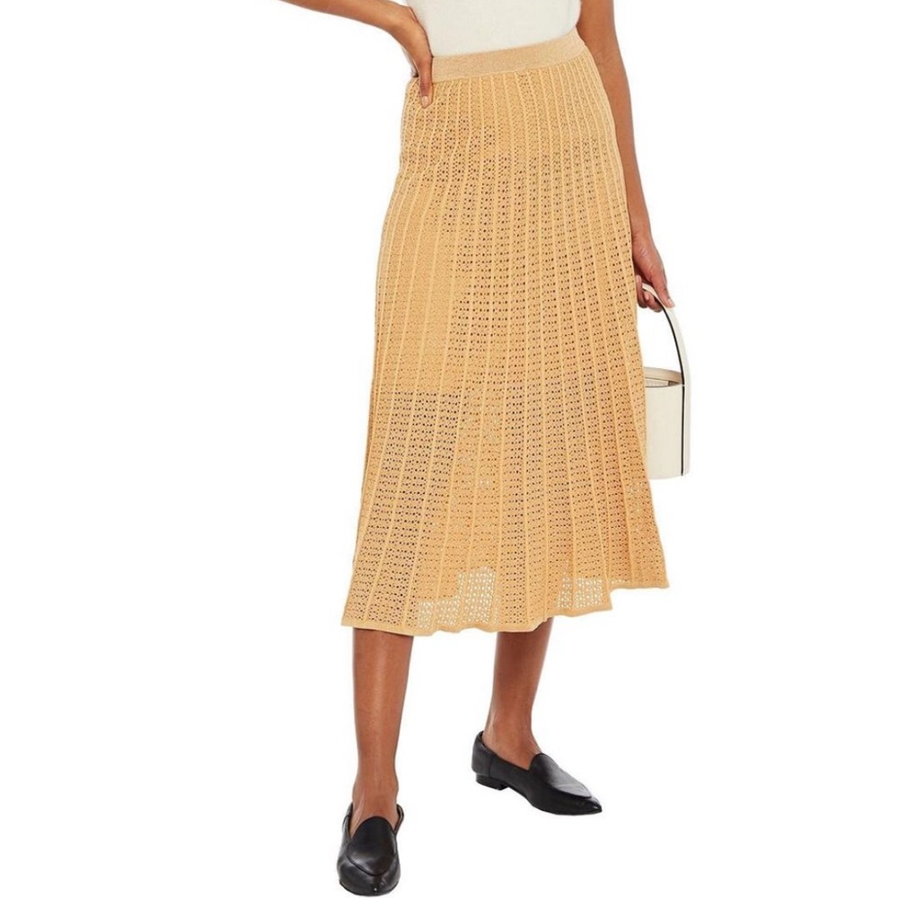 SANDRO knit midi skirt